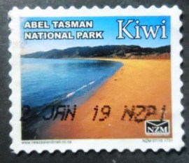 Selo postal da Nova Zelândia de 2018 Abel Tasman National Park