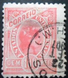 Selo postal do Brasil de 1905 Alegoria