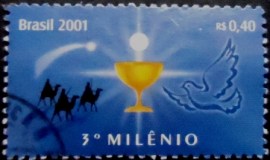 Selo postal do Brasil de 2001 Christian Symbols
