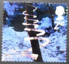 Selo postal do Reino Unido de 2003 Ice Spiral