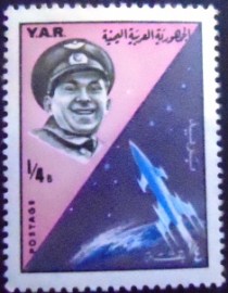 Selo postal do Yemen de 1965 Belyaev