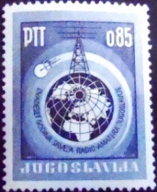 Selo postal da Iugoslávia de 1966 Yugoslav Radio Amateurs Anniversaries