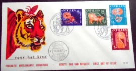 FDC oficial das Antilhas Holandesas de 1967 Children Stamps