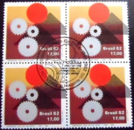 Quadra de selos do Brasil de 1982 Cia Vale do Rio Doce