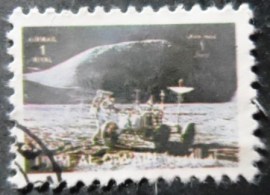 Selo postal de Umm Al Qwain de 1972 Space 2
