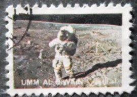 Selo postal de Umm Al Qwain de 1972 Space
