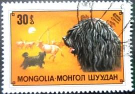 Selo postal da Mongólia de 1978 Puli