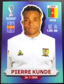 Figurinha FIFA 2022 Camarões Pierre Kunde