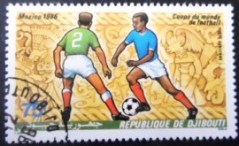 Selo postal de Djibouti de 1986 Players