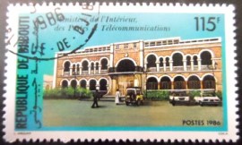 Selo postal de Djibouti de 1986 Ministry of Interior