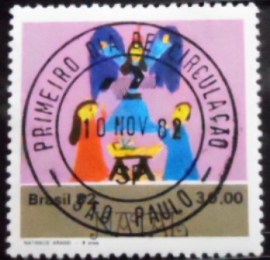 Selo postal Comemorativo do Brasil de 1982 - C 1293 N