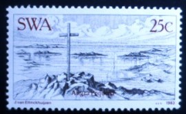 Selo postal do Sudoeste Africano de 1983 Angra Pequena Bay