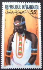 Selo postal de Djibouti de 1989 Traditional Ornaments