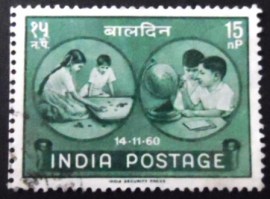 Selo postal da Índia de 1960 Children's Day 1960