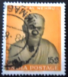 Selo postal da Índia de 1961 Pandit Motilal Nehru