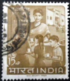 Selo postal da Índia de 1963 Children's Day 1963