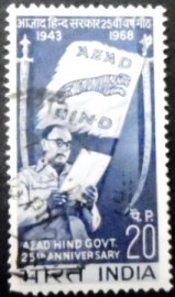 Selo postal da Índia de 1968 Azad Hind