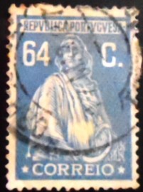 Selo postal de Portugal 1926 Ceres No imprint 64