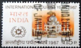 Selo postal da Índia de 1967 International Tourist Year