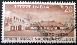 Selo postal da Índia de 1970 Nalanda College