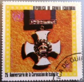 Selo postal da Guinea Equatorial de 1978 Service Order 1886