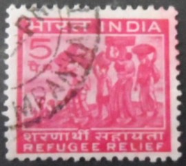 Selo postal da Índia de 1971 Refugees 5