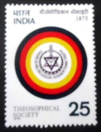 Selo postal da Índia de 1975 Theosophical Society
