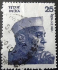 Selo postal da Índia de 1976 Jawaharlal Nehru I