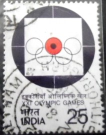 Selo postal da Índia de 1976 Shooting