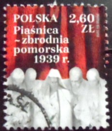 Selo postal da Polônia de 2019 Piaśnica Massacres