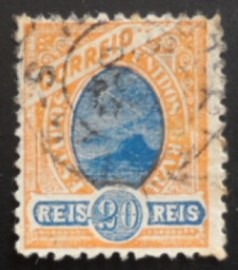 Selo postal do Brasil de 1905 Madrugada 20 U
