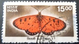 Selo postal da Índia de 2000 Butterfly