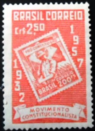 Selo postal Comemorativo do Brasil de 1957 - C 390 N