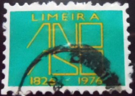 Selo Cinderela do Brasil de 1976 150 Anos de Limeira