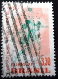 Selo postal Comemorativo do Brasil de 1957 - C 393A U