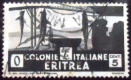 Selo postal Eritrea 1933 Africans subjects