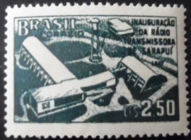 Selo postal de 1957 Estação de Sarapuí