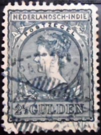 Selo postal Índias Holandesas de 1906 Queen Wilhelmina Type Veth 2½