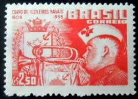 Selo postal de 1958 Fuzileiros Navais - C 402 N