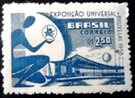 Selo postal de 1958 Exposição Bruxelas - C 405 N