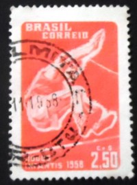 Selo postal de 1958 Jogos Infantis - C 407 U