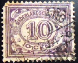 Selo postal Índias Holandesas de 1922 Type`Vurtheim`10