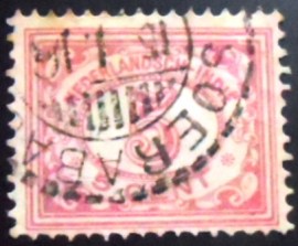 Selo postal Índias Holandesas de 1912 Type`Vurtheim`5
