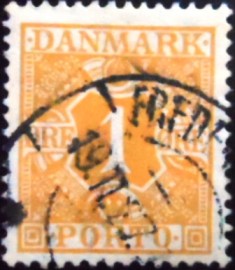 Selo postal da Dinamarca de 1922 Figure