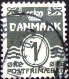 Selo postal da Dinamarca de 1939 Figure wave type