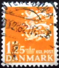 Selo postal da Dinamarca de 1962 Coat of Arms