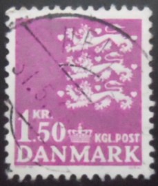 Selo postal da Dinamarca de 1962 Coat of Arms