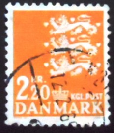 Selo postal da Dinamarca de 1967 Coat of Arms