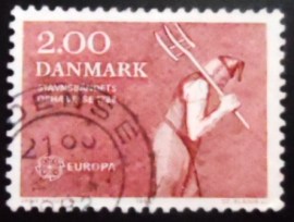 Selo postal da Dinamarca de 1982 C.E.P.T.Historical events