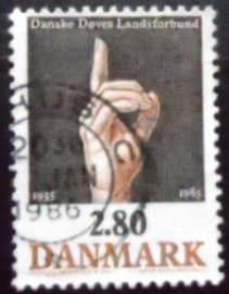 Selo postal da Dinamarca de 1985 